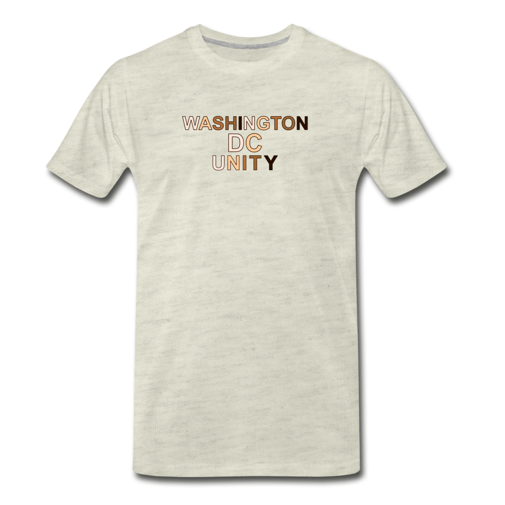DC Unity Men's Premium T-Shirt - heather oatmeal