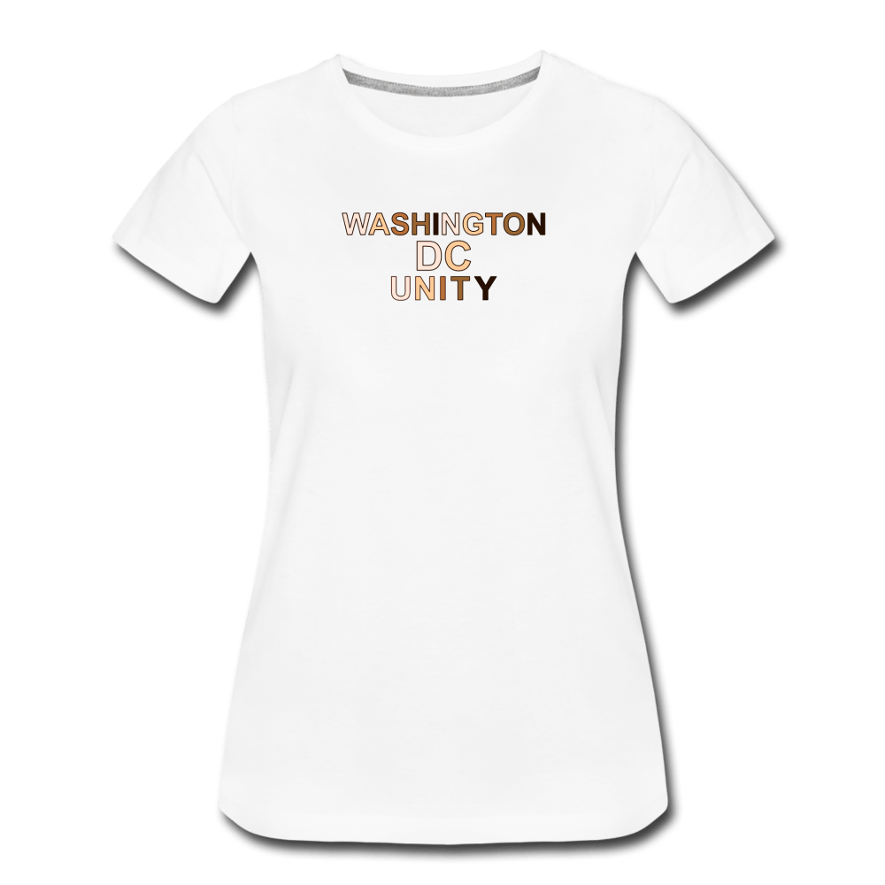 DC Unity Women’s Premium T-Shirt - white