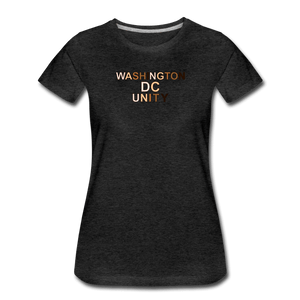 DC Unity Women’s Premium T-Shirt - charcoal gray