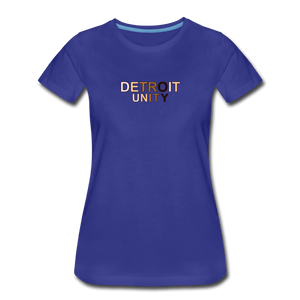 Detroit Unity Women’s Premium T-Shirt - royal blue