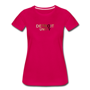 Detroit Unity Women’s Premium T-Shirt - dark pink
