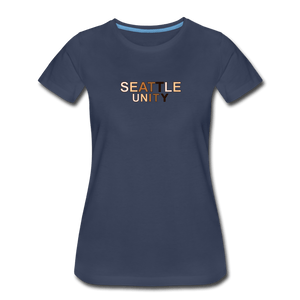 Seattle Unity Women’s Premium T-Shirt - navy
