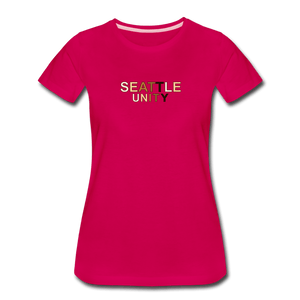 Seattle Unity Women’s Premium T-Shirt - dark pink