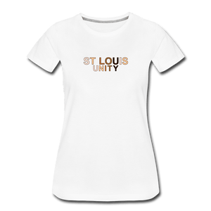 St Louis Women’s Premium T-Shirt - white