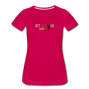 St Louis Women’s Premium T-Shirt - dark pink