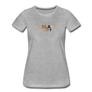 Oakland Unity Women’s Premium T-Shirt - heather gray