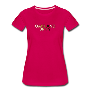 Oakland Unity Women’s Premium T-Shirt - dark pink