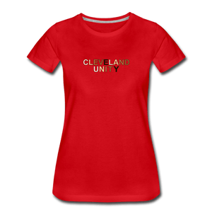 Cleveland Unity Women’s Premium T-Shirt - red