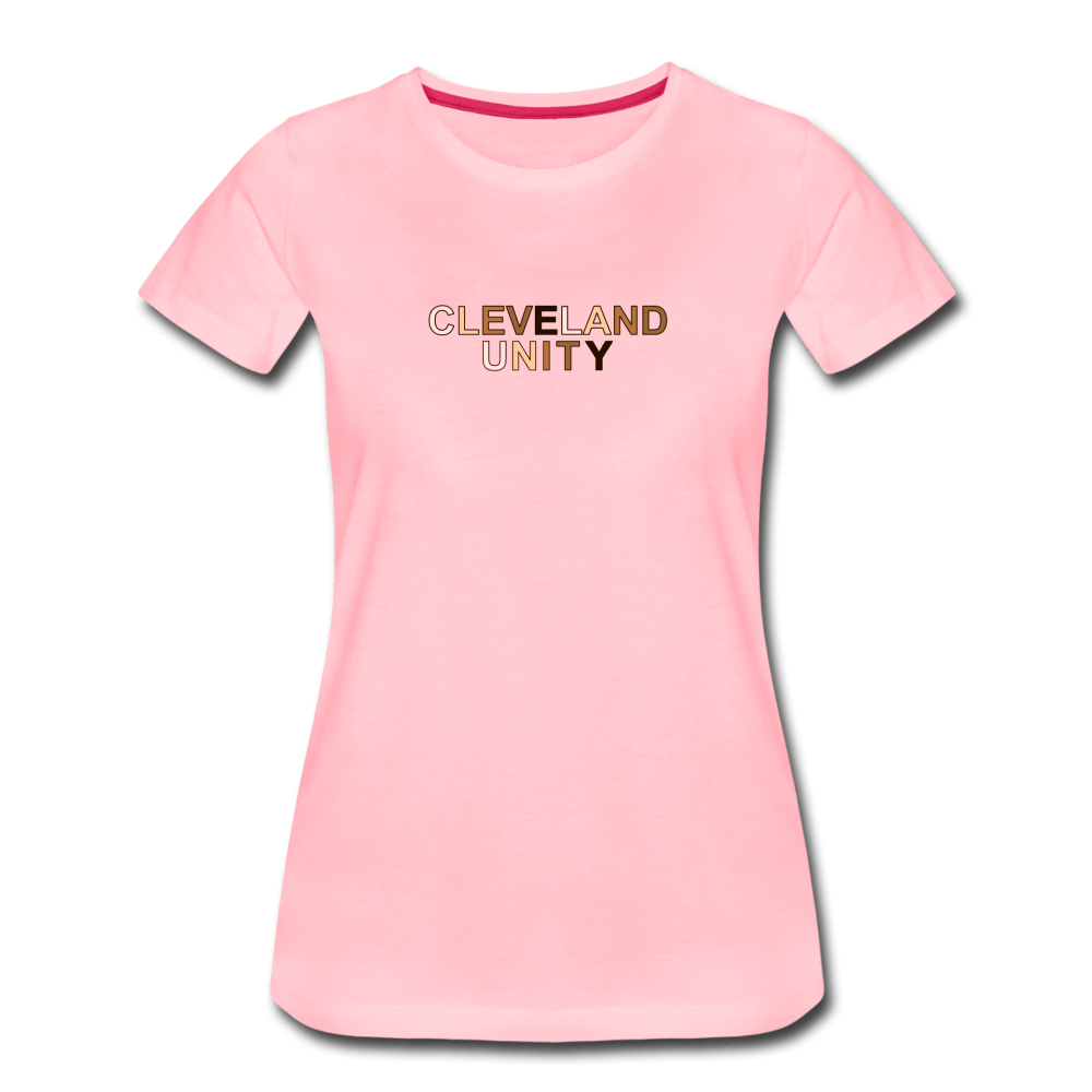 Cleveland Unity Women’s Premium T-Shirt - pink