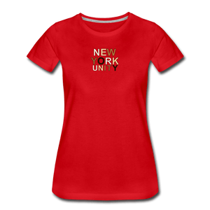 NYC Unity Women’s Premium T-Shirt - red