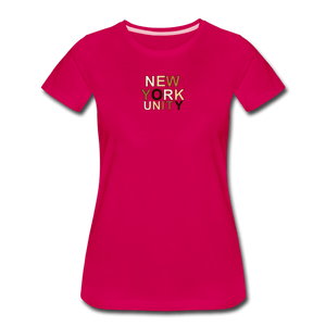 NYC Unity Women’s Premium T-Shirt - dark pink