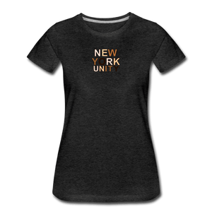 NYC Unity Women’s Premium T-Shirt - charcoal gray