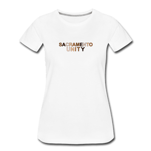 Sac Unity Women’s Premium T-Shirt - white