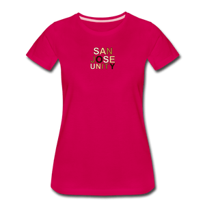 SJ Unity Women’s Premium T-Shirt - dark pink