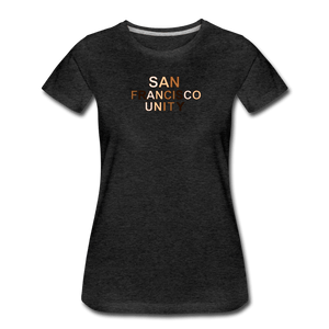 SF Unity Women’s Premium T-Shirt - charcoal gray
