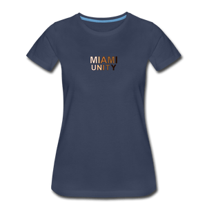 Miami Unity Women’s Premium T-Shirt - navy