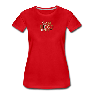 SD Unity Women’s Premium T-Shirt - red