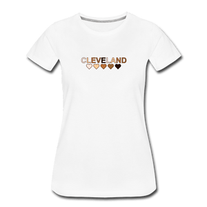 Cleveland Hearts Women’s Premium T-Shirt - white