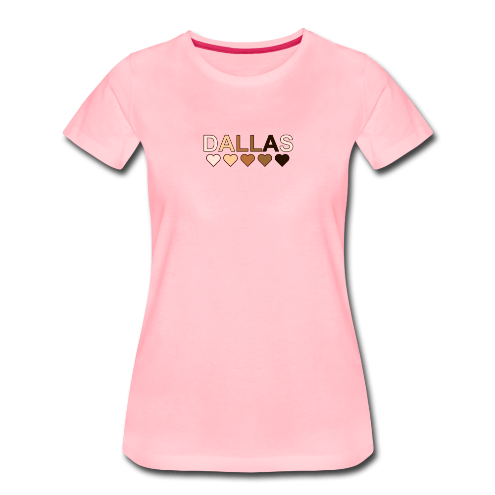 Dallas Hearts Women’s Premium T-Shirt - heather oatmeal