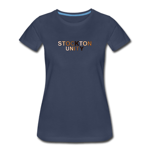 Stockton Unity Women’s Premium T-Shirt - navy