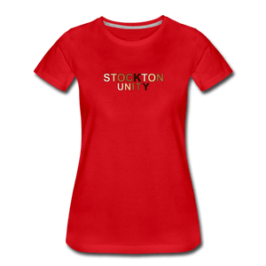 Stockton Unity Women’s Premium T-Shirt - red