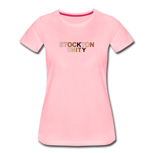 Stockton Unity Women’s Premium T-Shirt - pink