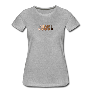 Miami Hearts Women’s Premium T-Shirt - heather gray