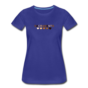 Sac Hearts Women’s Premium T-Shirt - royal blue