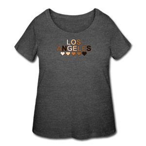 LA Hearts Women’s Curvy T-Shirt - deep heather