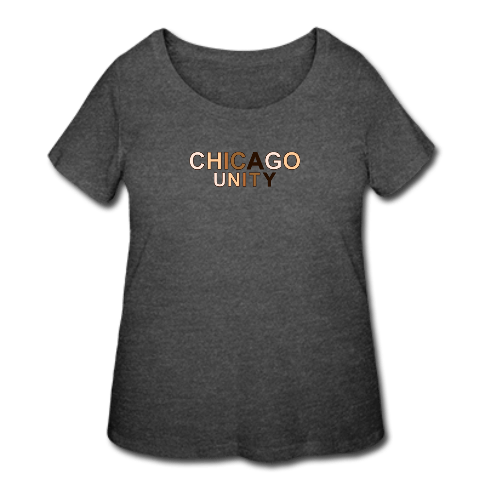 Chi Unity Women’s Curvy T-Shirt - heather purple