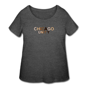 Chi Unity Women’s Curvy T-Shirt - deep heather