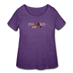 Chi Unity Women’s Curvy T-Shirt - heather purple