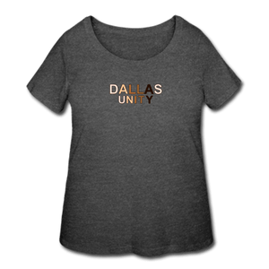 Dallas Unity Women’s Curvy T-Shirt - deep heather