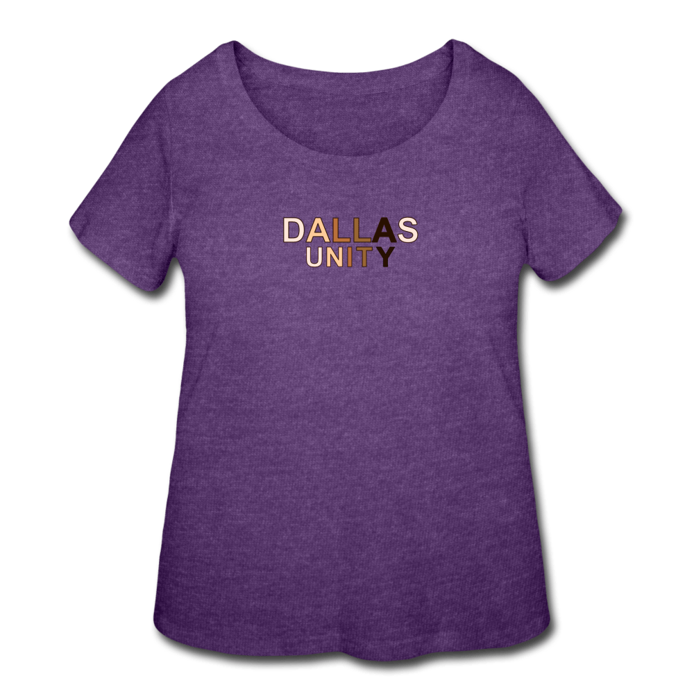 Dallas Unity Women’s Curvy T-Shirt - white