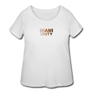 Maimi Unity Women’s Curvy T-Shirt - white
