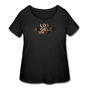 LA Unity Women’s Curvy T-Shirt - black