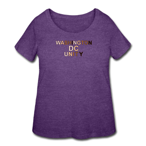 DC Unity Women’s Curvy T-Shirt - heather purple