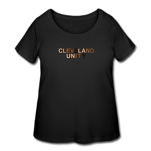 Cleveland Unity Women’s Curvy T-Shirt - black