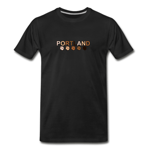 Portland Fist Men's Premium T-Shirt - black