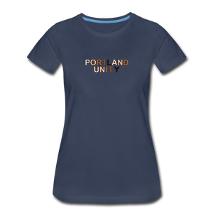 Portland Unity Women’s Premium T-Shirt - navy
