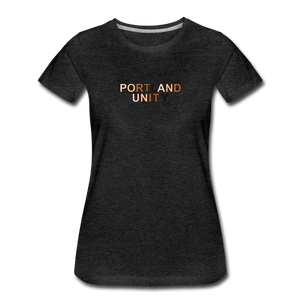Portland Unity Women’s Premium T-Shirt - charcoal gray
