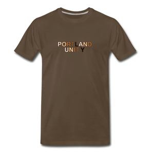 Portland Unity Men's Premium T-Shirt - noble brown