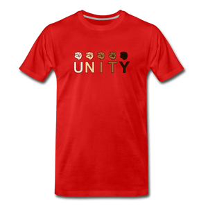 Unity Fist Men's Premium T-Shirt - red