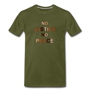 U NJNP Men's Premium T-Shirt - olive green