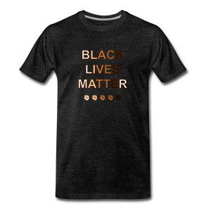 U BLM Men's Premium T-Shirt - charcoal gray
