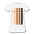 U Hearts Stripes Women’s Premium T-Shirt - white