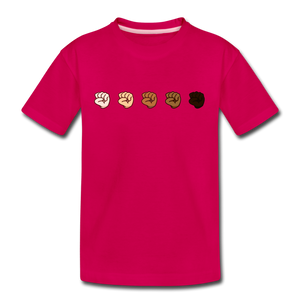 U Fist Toddler Premium T-Shirt - dark pink