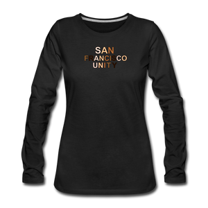 SF Unity Women's Premium Long Sleeve T-Shirt - black
