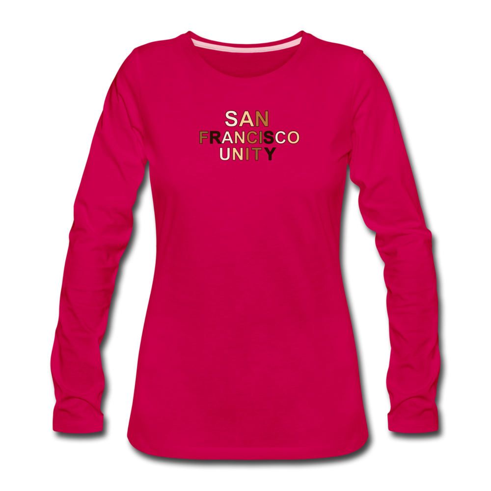 SF Unity Women's Premium Long Sleeve T-Shirt - heather gray