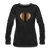 U Hearts Heart Women's Premium Slim Fit Long Sleeve T-Shirt - black